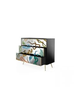 Seletti Snakes Mirror Chest Of Drawers