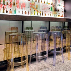 Kartell CHARLES GHOST Table And Bar Stool 2pcs -Furniture Shop 187 188 189 s4 6cf8dcc7 00e1 4ee5 bf0c c7f4e85f4ab1