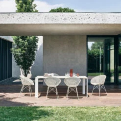 Kartell Four Outdoor Table White -Furniture Shop 202210 686 02