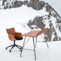 Kartell Earl Of Wood Desk By Philippe Starck -Furniture Shop 680 1 1