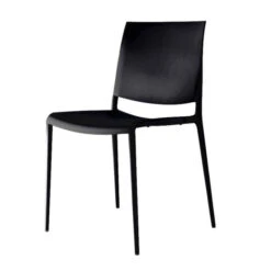 Rexite ALEXA Stackable Chair Painted Aluminium Frame -Furniture Shop Alexa black painted
