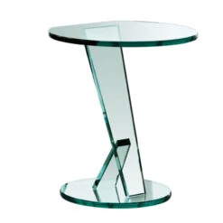Tonelli NICCHIO Glass Side Table -Furniture Shop GM NICC 01 4 large