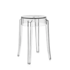 Kartell CHARLES GHOST Table And Bar Stool 2pcs -Furniture Shop KAR04897B4