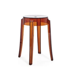 Kartell CHARLES GHOST Table And Bar Stool 2pcs -Furniture Shop KAR04897Z2