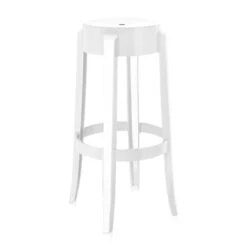 Kartell CHARLES GHOST Table And Bar Stool 2pcs -Furniture Shop KAR04899E575