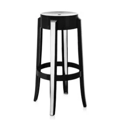 Kartell CHARLES GHOST Table And Bar Stool 2pcs -Furniture Shop KAR04899E675