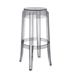 Kartell CHARLES GHOST Table And Bar Stool 2pcs -Furniture Shop KAR04899P975