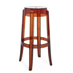 Kartell CHARLES GHOST Table And Bar Stool 2pcs -Furniture Shop KAR04899Z275
