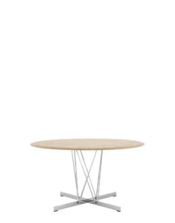 Kartell Viscount Of Wood Round Table By Philippe Starck -Furniture Shop KAR04940CF
