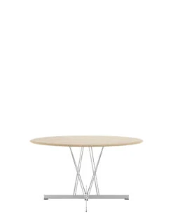 Kartell Viscount Of Wood Round Table By Philippe Starck -Furniture Shop KAR04940CF 1