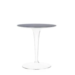 Kartell TIP TOP Side Table -Furniture Shop KAR08600E6crystalblack