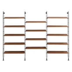 Kartell Adam Wood 3 Shelving By Philippe Starck