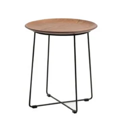 Kartell Al Wood Side Table By Philippe Starck -Furniture Shop Kartell Al Wood Coffeetable schwarz Buche dunkel