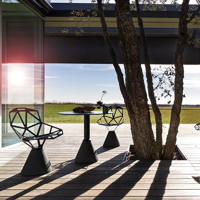 Magis Chair One Black Concrete Base 2 Magis Chair One Black Concrete Base - Image 2