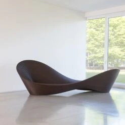 Magis Folly Sofa Brown Ron Arad -Furniture Shop Magis folly bench ambient SD18 brown 01