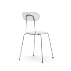 Magis Mariolina Chair 4pcs Enzo Mari -Furniture Shop Magis mariolina product back lateral SD302 chromed white 01