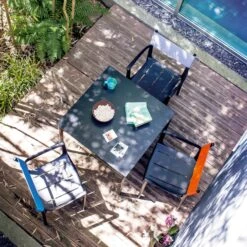 Magis Striped Table 19 Magis Striped Table -Furniture Shop Magis striped table ambient multi TV245 black 01 scaled 1