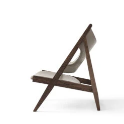 Audo KNITTING Lounge Chair Leather -Furniture Shop Menu Knitting Chair Solid Oak3