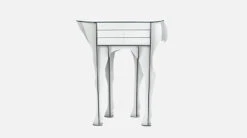 Ibride Table Console Deer BAMBI Chest Of Drawers -Furniture Shop PFMCBABL Bambi glossy white