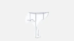 Ibride Wall Console Table DIVA Ostrich 13 Ibride Wall Console Table DIVA Ostrich -Furniture Shop PFMCDIBL Diva glossy white