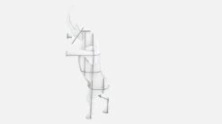 Ibride FAUSTO Bookshelf The Wild Goat -Furniture Shop PFMCFABL Fausto glossy white