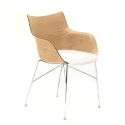 Kartell Philippe Starck Q/Wood Armchair