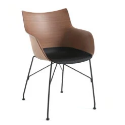 Kartell Philippe Starck Q/Wood Armchair -Furniture Shop QWood 2