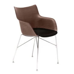 Kartell Philippe Starck Q/Wood Armchair -Furniture Shop QWood 5