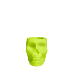Qeeboo MEXICO XS Skull Holder -Furniture Shop Qeeboo Mexico XS Set of 3 pieces design Studio Job 03 lime