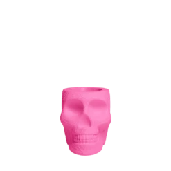 Qeeboo MEXICO XS Skull Holder -Furniture Shop Qeeboo Mexico XS Set of 3 pieces design Studio Job 06 bright pink