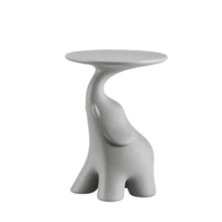Qeeboo PAKO Side Table Lucky Elephant 17 Qeeboo PAKO Side Table Lucky Elephant -Furniture Shop Qeeboo Pako design Stefano Giovannoni 06 grey