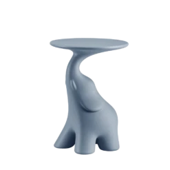 Qeeboo PAKO Side Table Lucky Elephant 18 Qeeboo PAKO Side Table Lucky Elephant -Furniture Shop Qeeboo Pako design Stefano Giovannoni 09 light blue