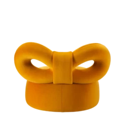 Qeeboo RIBBON Soft Armchair -Furniture Shop Qeeboo Ribbon Armchair design Nika Zupanc 02 orange