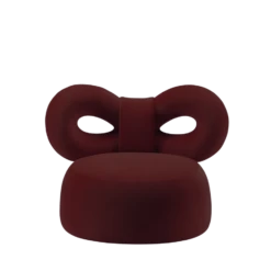 Qeeboo RIBBON Soft Armchair -Furniture Shop Qeeboo Ribbon Armchair design Nika Zupanc 04 bordeaux