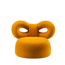 Qeeboo RIBBON Soft Armchair -Furniture Shop Qeeboo Ribbon Armchair design Nika Zupanc 05 orange