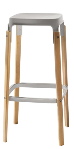 Magis Steelwood Counter Stool 24 Magis Steelwood Counter Stool -Furniture Shop STEELWOOD Grey NaturalOak finitura