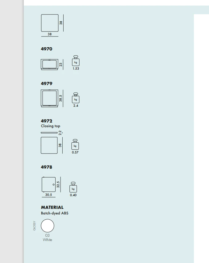 Kartell COMPONIBILI Square Modular Elements 11 Kartell COMPONIBILI Square Modular Elements - Image 11