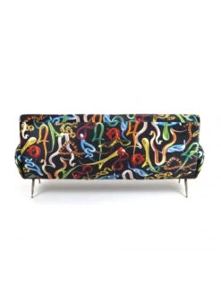 Seletti Sofa Three Seater Snakes -Furniture Shop Seletti Furniture Toiletpaper magazine sofa 3 seaters 16109