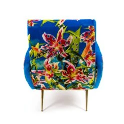 Seletti Wears Toiletpaper Armchair Flowers W Holes -Furniture Shop Seletti Toiletpaper Magazine Armchair 16083 Flowers8