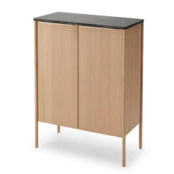 Skagerak JUT High Cabinet Oak Marble