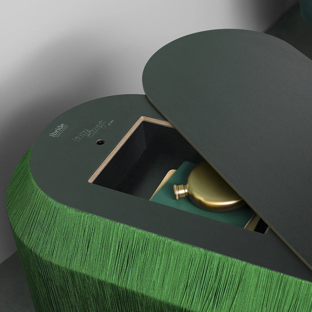 Ibride Baby Alpaga Sparkling Green Fringe Cabinet 3 Ibride Baby Alpaga Sparkling Green Fringe Cabinet - Image 3