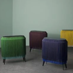 Ibride Baby Alpaga Electric Blue Fringe Cabinet -Furniture Shop baby alpaga side table sparkling green 998905 616a63a9 80bd 409b 8b88 762288d26295