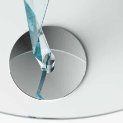 Tonelli BAKKARAT ALTO Round Glass Table -Furniture Shop bakkarat alto 4