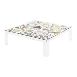 Kartell Children's Invisible Table Transparent Drawing