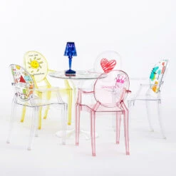 Kartell Philippe Starck Lou Lou Kids Chair -Furniture Shop children s lou lou ghost chair princess 754009 1