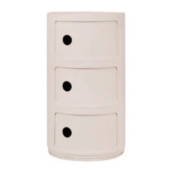Kartell COMPONIBILI BIO Storage 3 Elements -Furniture Shop componibili storage unit cream 269472