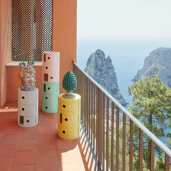 Kartell COMPONIBILI BIO Storage 3 Elements -Furniture Shop componibili storage unit cream 979941