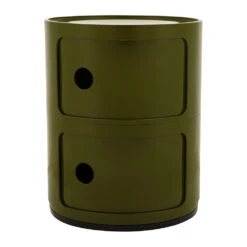 Kartell COMPONIBILI Storage 2 Elements -Furniture Shop componibili storage unit green small 859672