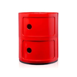 Kartell COMPONIBILI Storage 2 Elements -Furniture Shop componibili storage unit red small 572131