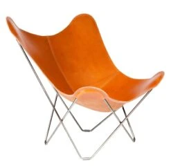 Cuero Leather Butterfly Chair Pampa Mariposa 1938 -Furniture Shop cuero leather butterfly chair pampa mariposa 1938 123658